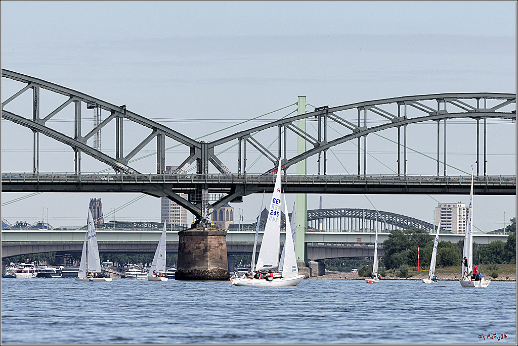 100 Jahre Rheinwoche 2022 - 1. Wettfahrt Porz - Hitdorf, 03.06.2022,